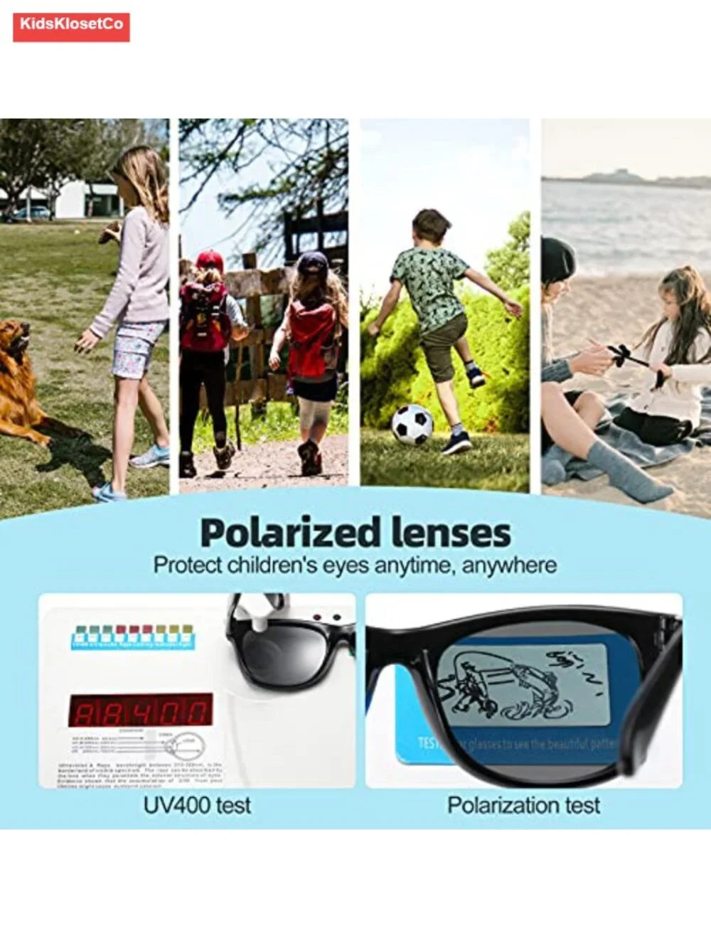 3 Pack Polarized Sunglasses for Kids